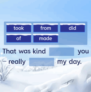 interaktywny kalendarz adwentowy do nauki angielskiego