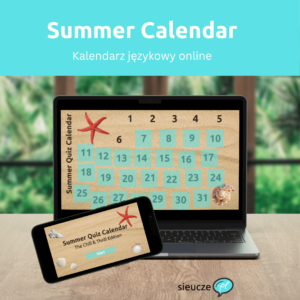 Summer Calendar – wakacyjny kurs angielskiego (self‑study, B1-B2+)