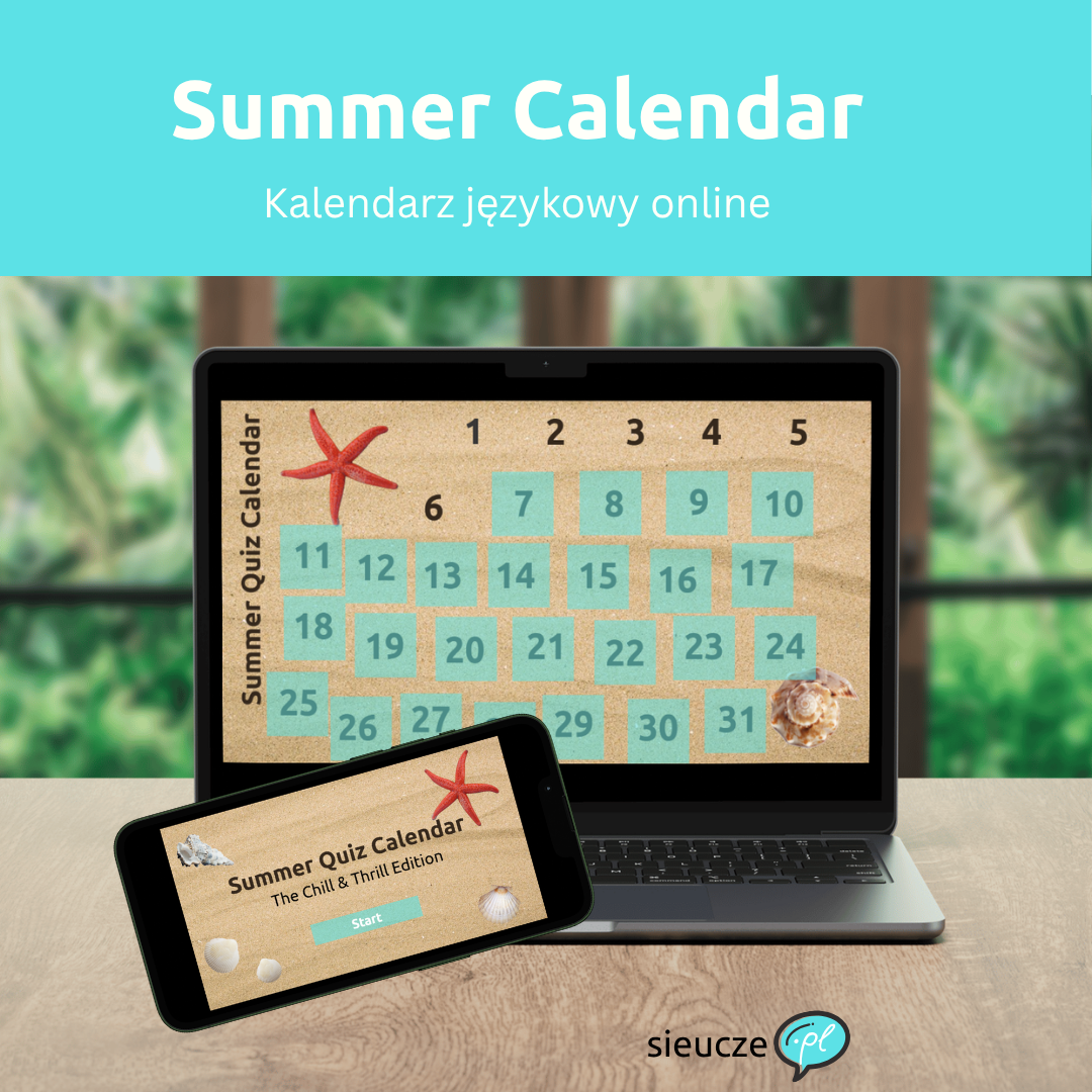 Summer Calendar - wakacyjny kurs angielskiego online