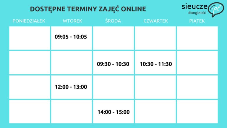 angielski Poznań kurs konwersacyjny